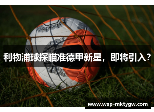 利物浦球探瞄准德甲新星，即将引入？